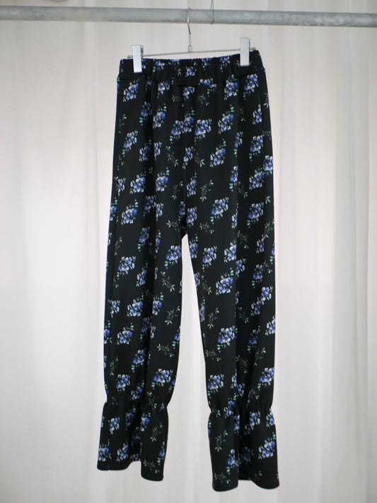 〔louise〕 Louise flare hem pants・Flower