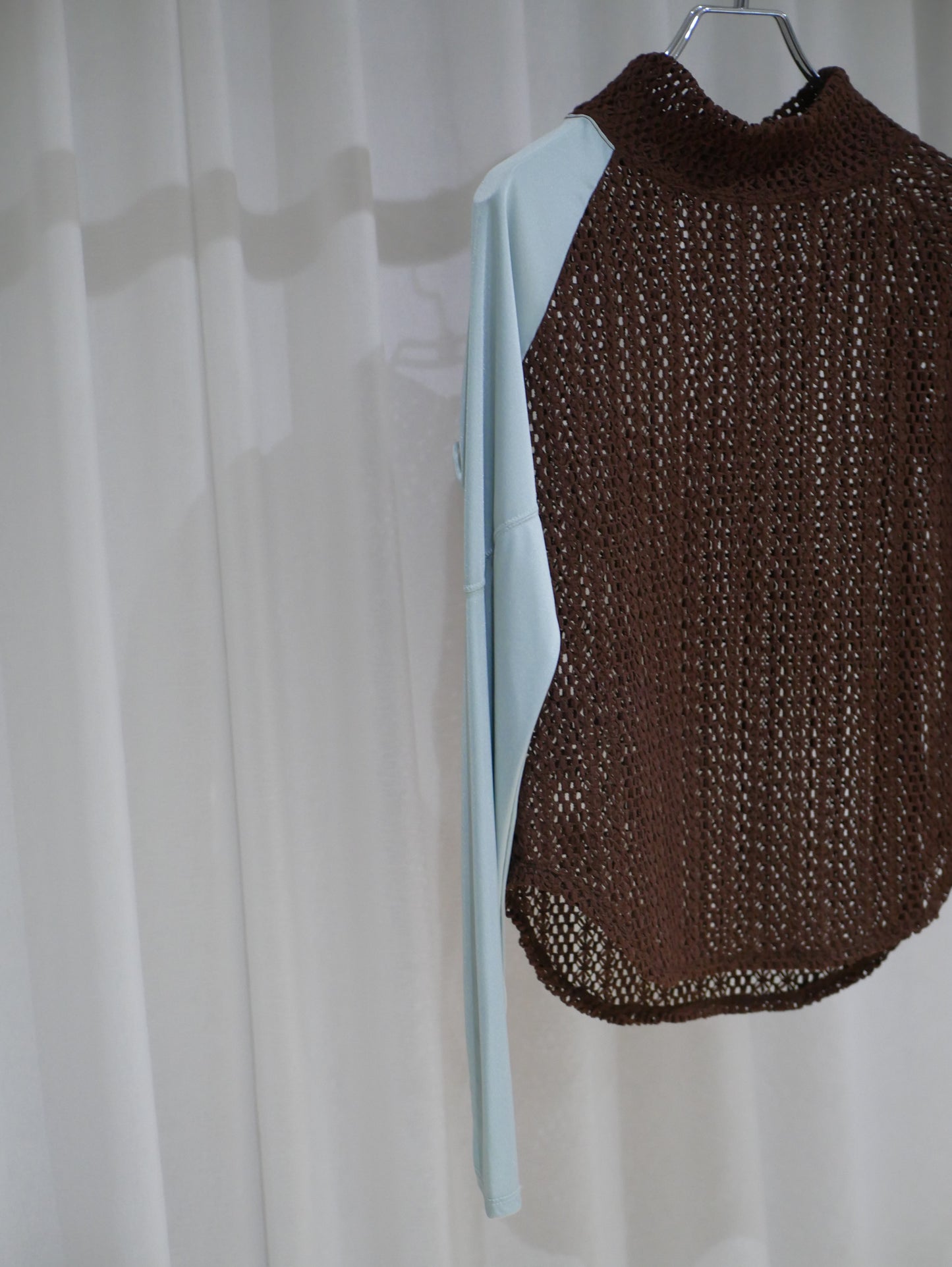 ◼︎Mesh two tone tops〔rich〕