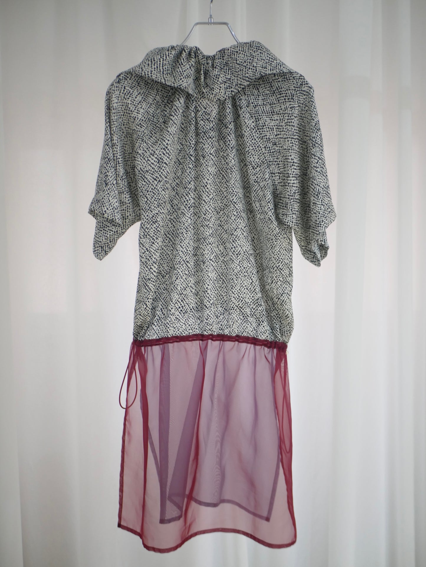 ▪️Dot gather see-through tops〔rich〕