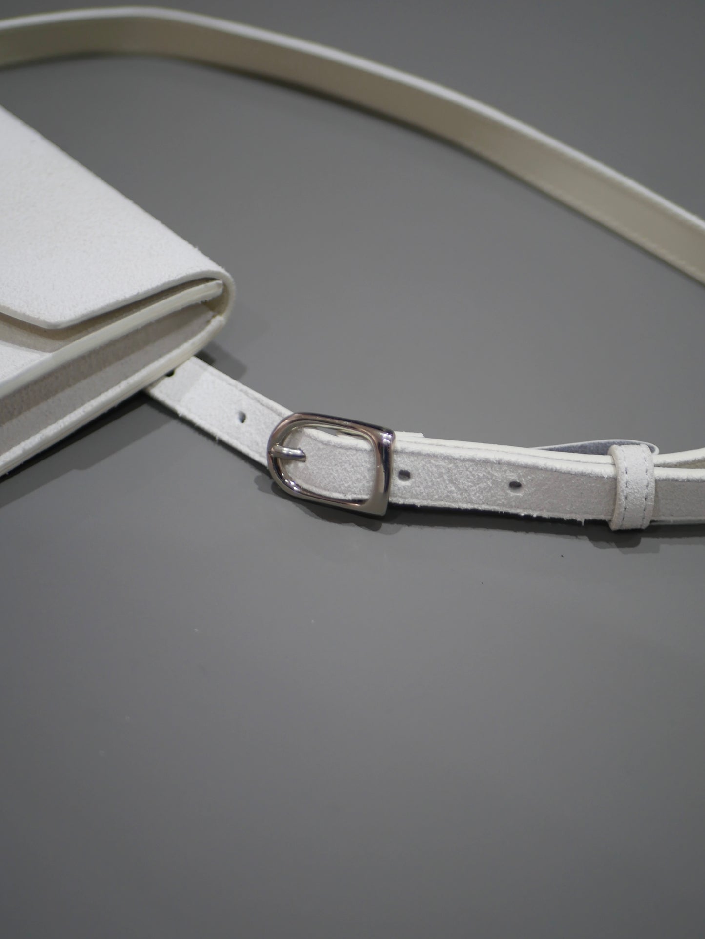 〔rich〕Two-way leather pouch belt