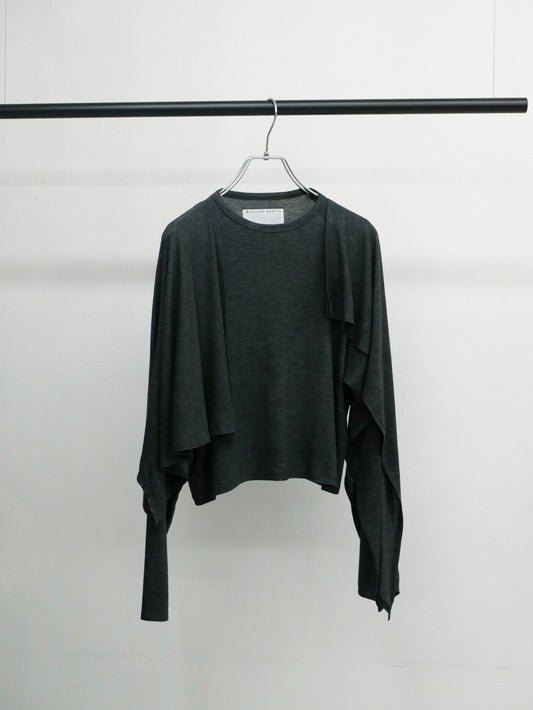 3.〔内金50%支払い〕Drape smooth tops〔plain〕【受注生産】