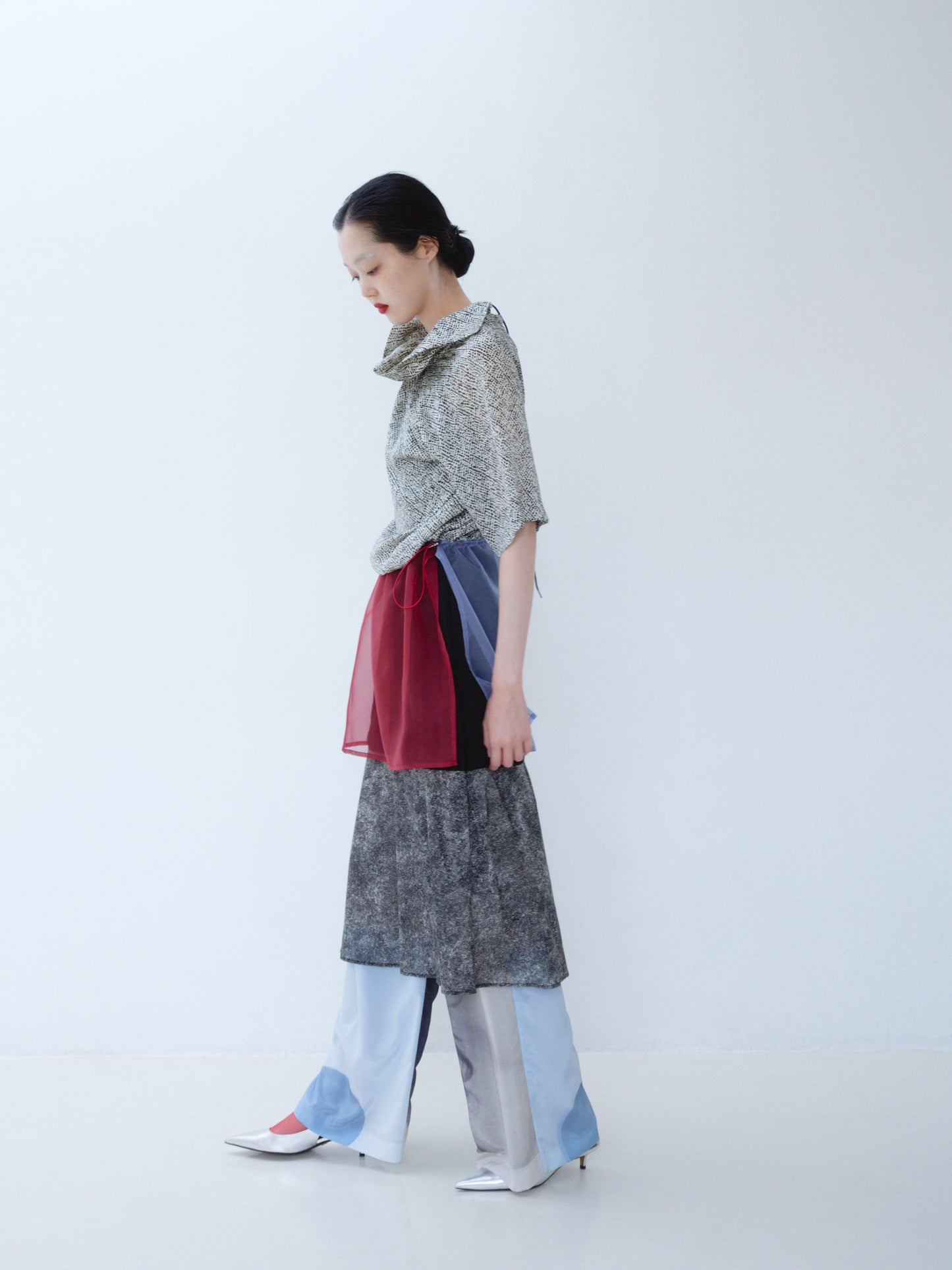 ▪️Dot gather see-through tops〔rich〕