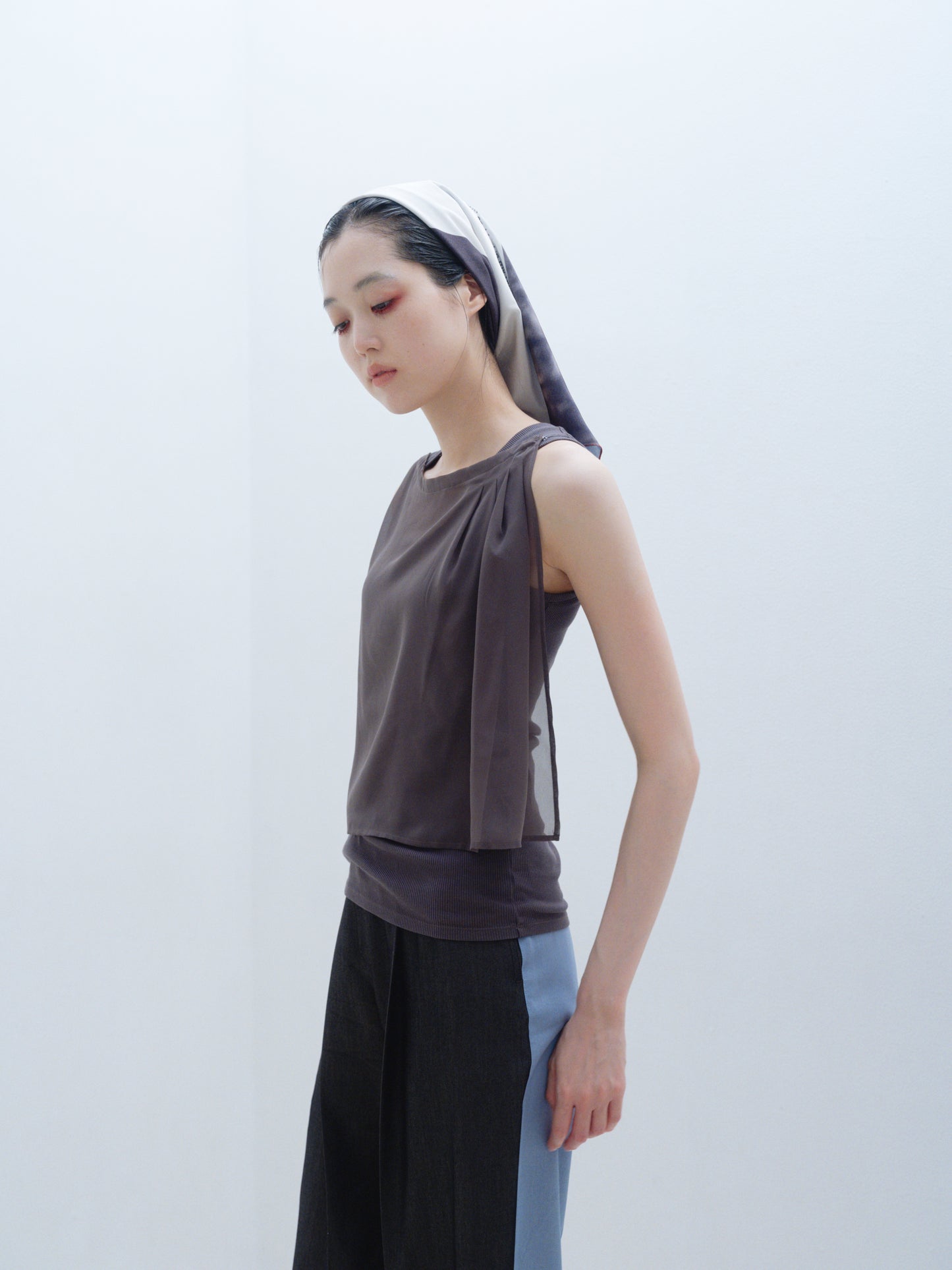 ◾️Front dress tank top〔plain〕