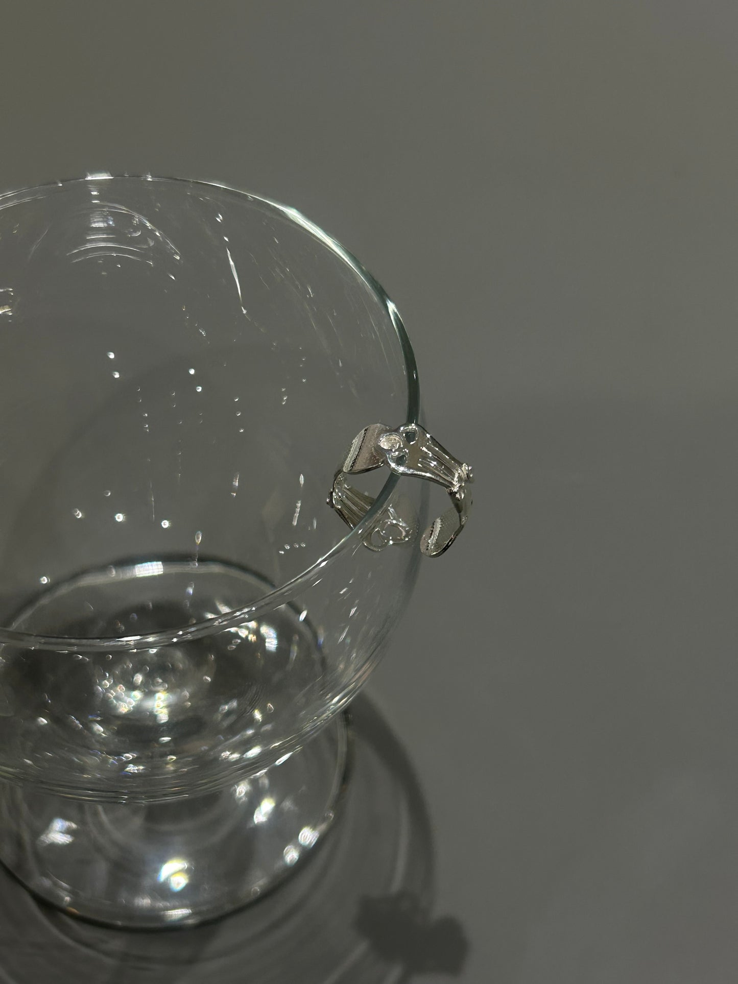 〔small article〕 Silver ear flat ring