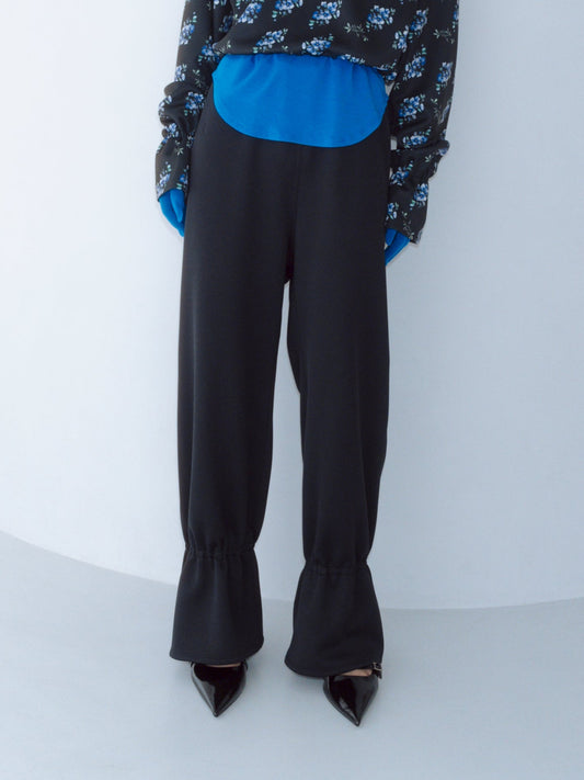 〔louise〕Louise flare hem pants・Black