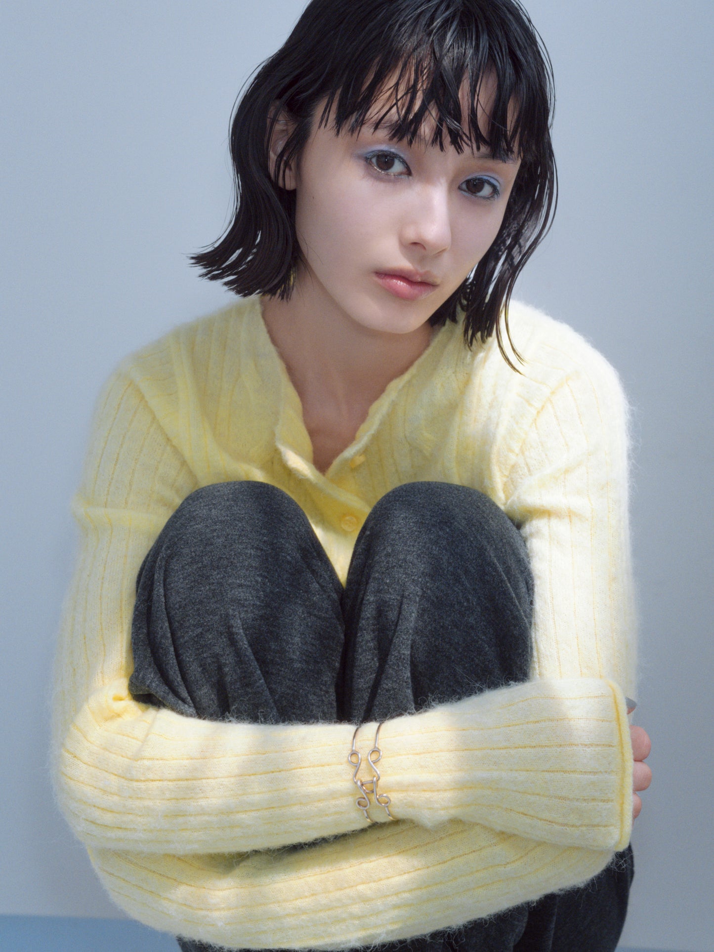 〔plain〕Soft air cardigan「軽やかな色を纏って」