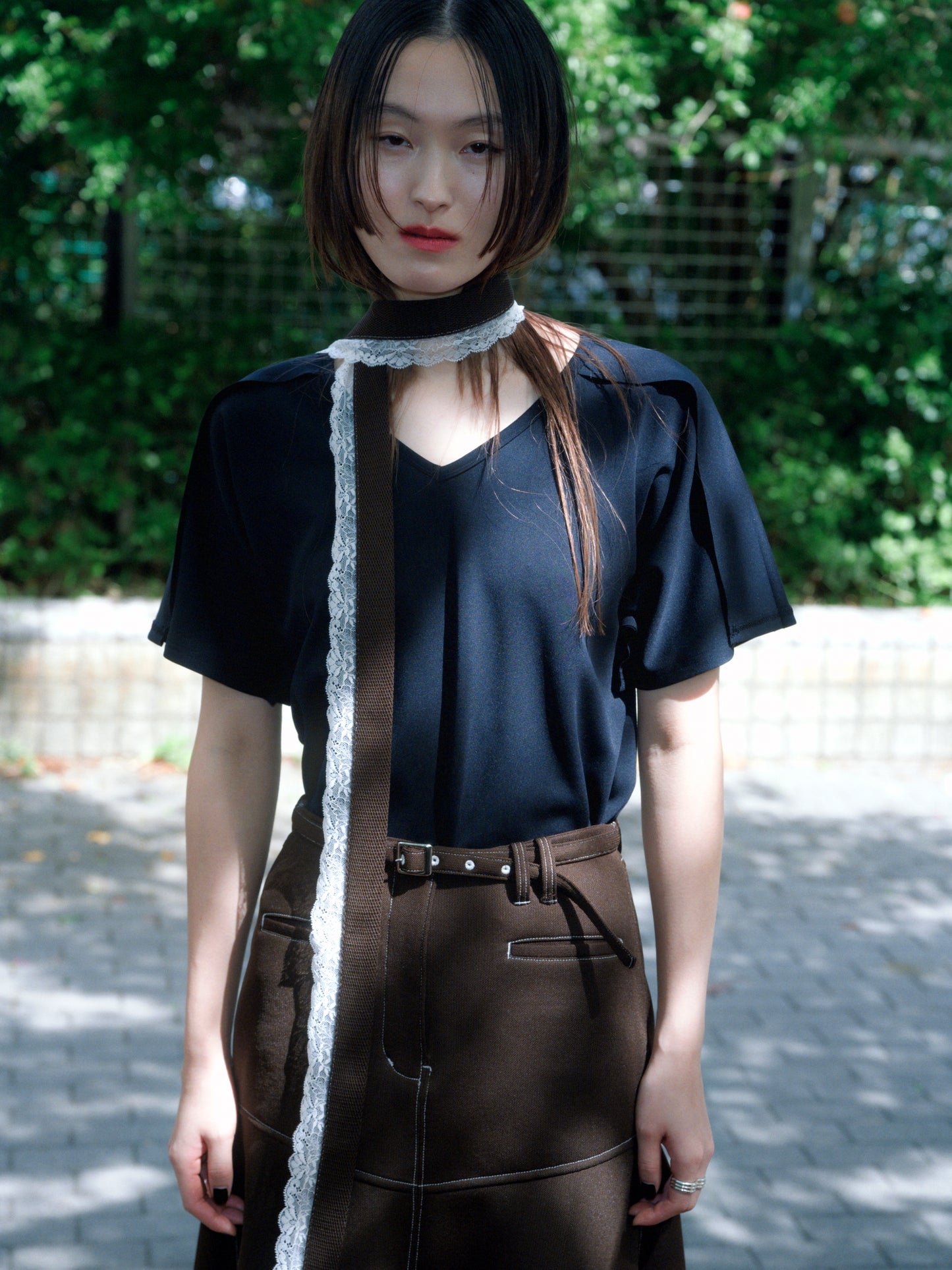 〔rich〕 Lace line strap (C)