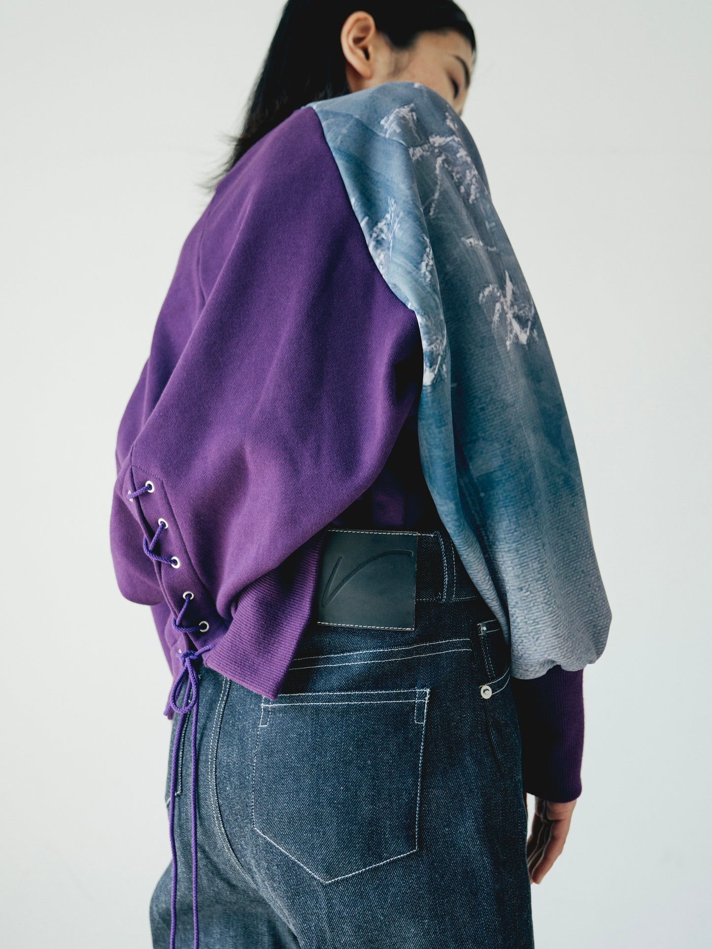 ◾️R denim pants 〔plain〕