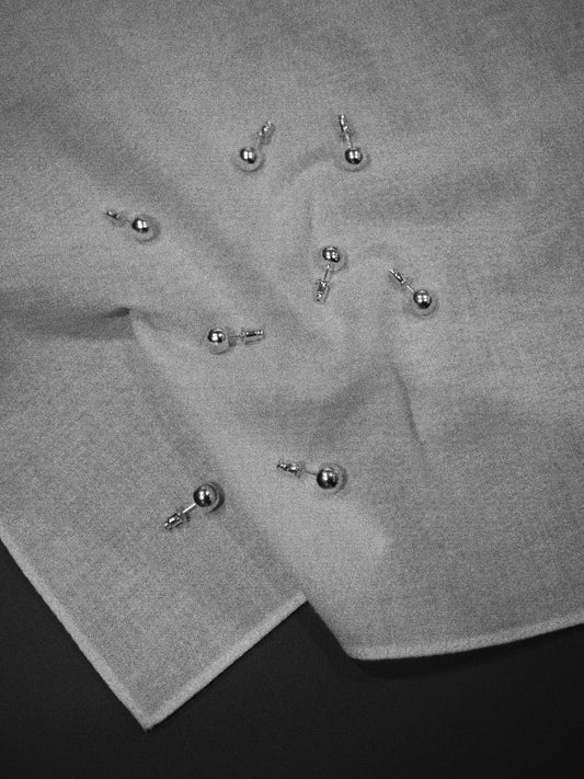 〔small article〕Alazan piercing (2piece)「静けさをもう一粒重ねる」