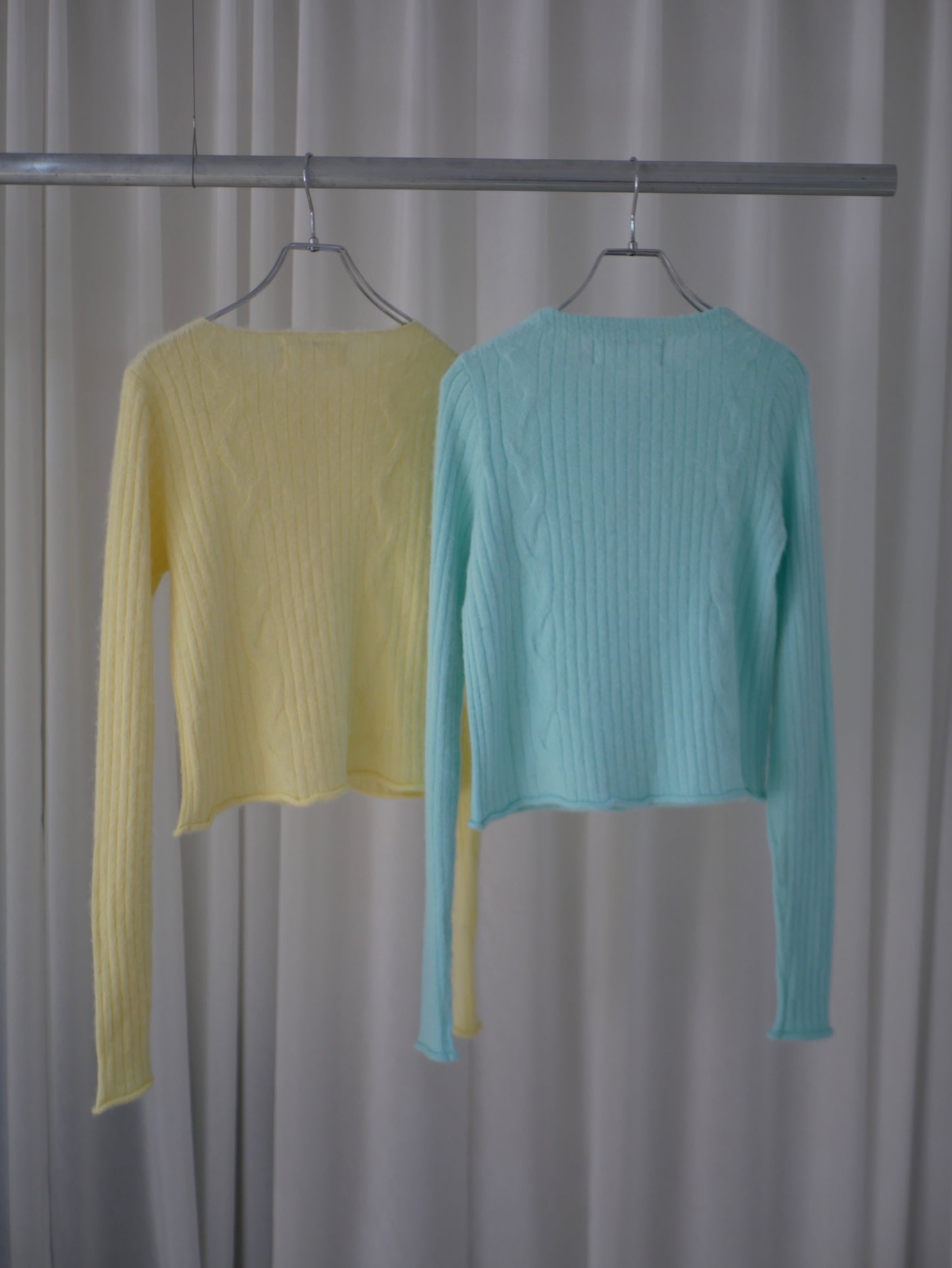 〔plain〕Soft air cardigan「軽やかな色を纏って」