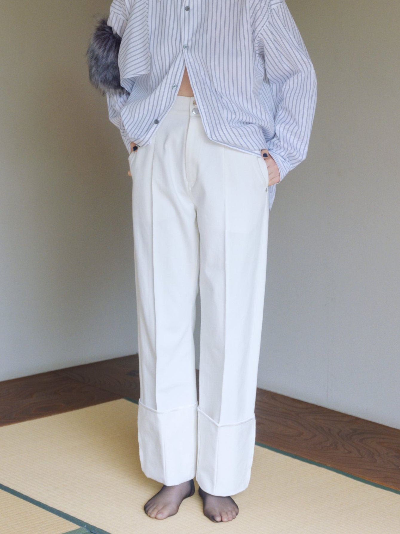 〔plain〕R denim pants「静かに整うデニム」