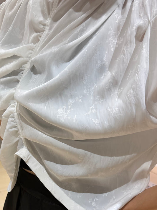【Last one】〔plain〕 Veil tops / jacquard