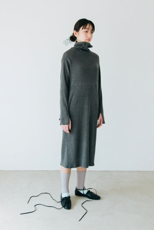 ◾️Rib knit dress 〔plain〕