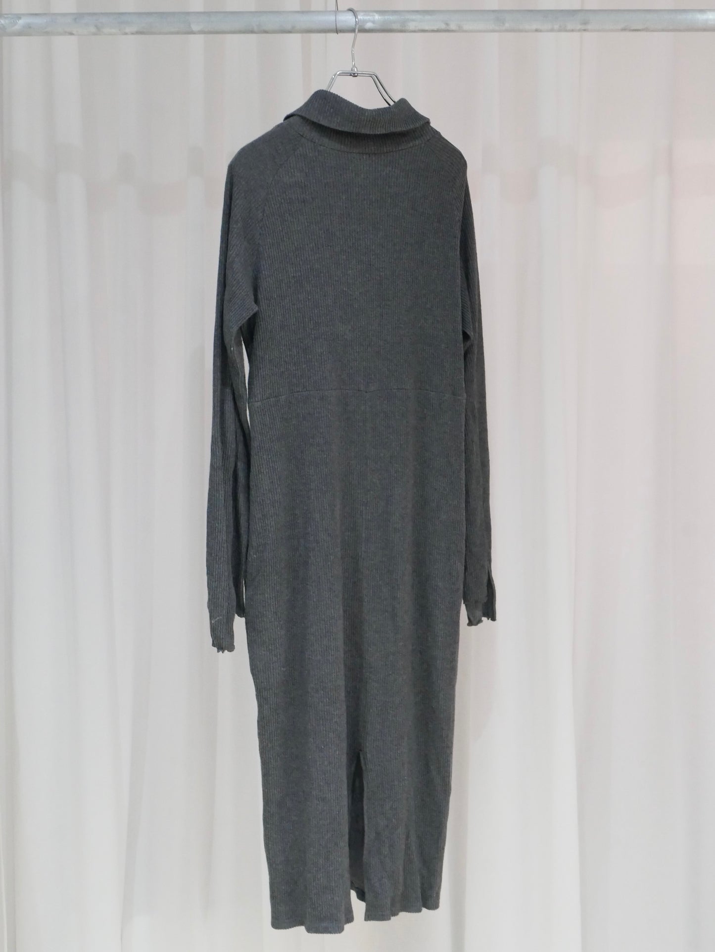 ◾️Rib knit dress 〔plain〕