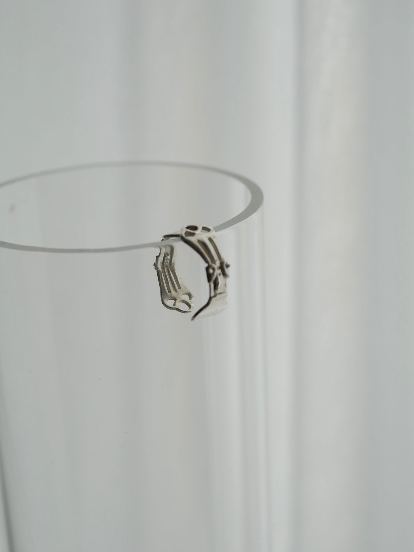 〔small article〕 Silver ear flat ring