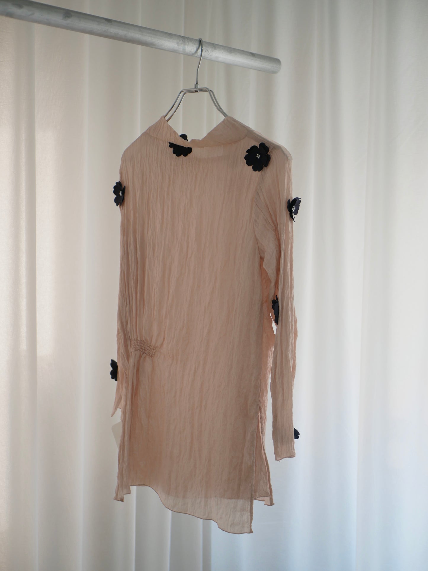 【Last one】 〔rich〕Flower long sleeve tops 【One of a kind】