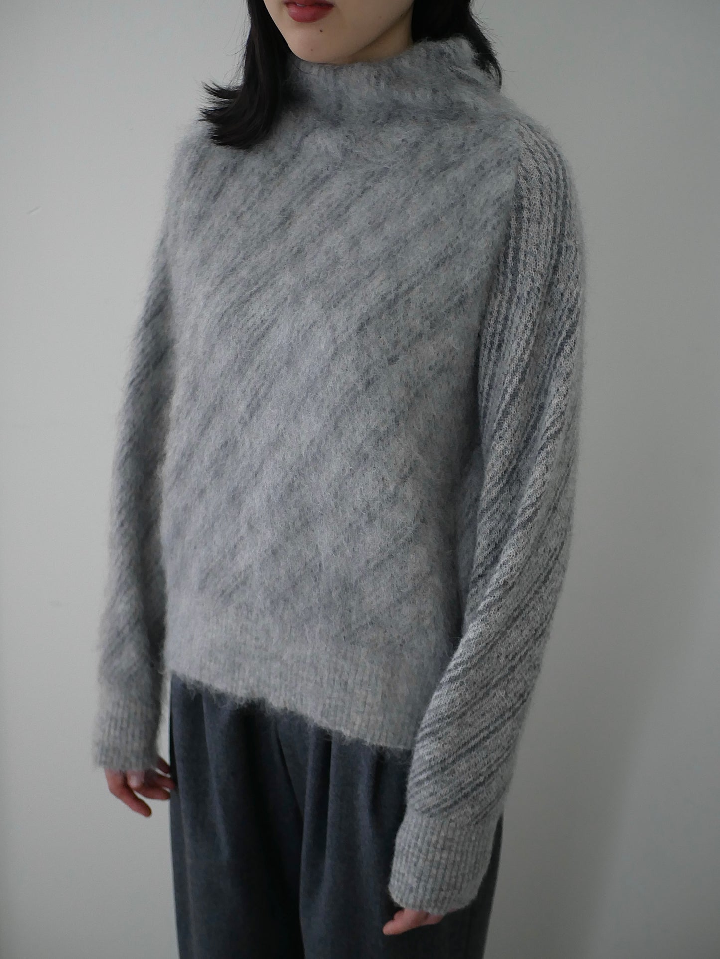 〔rich〕Mohair knit pullover〔Hair〕