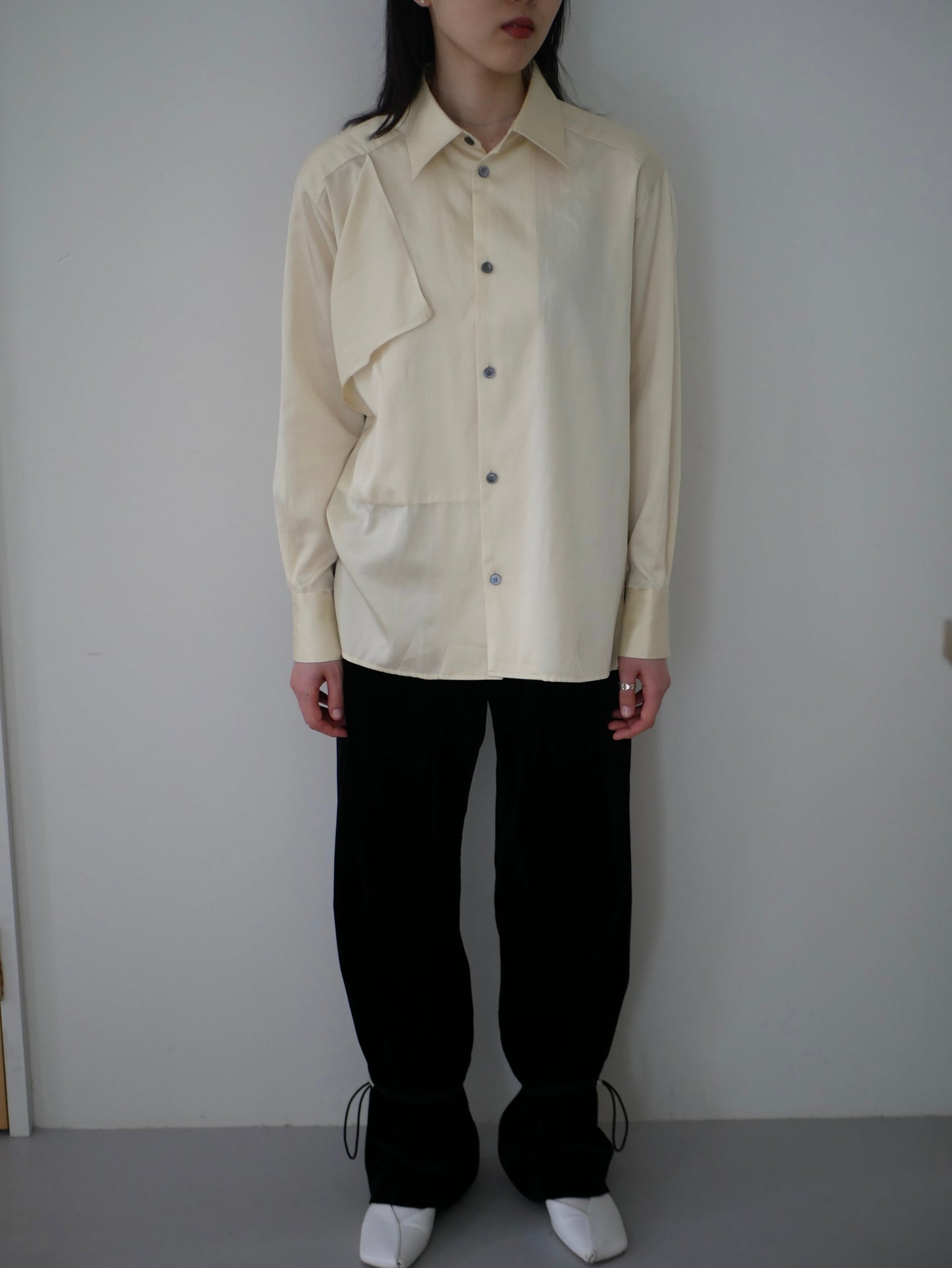 ◼︎Drooping box shirts〔plain〕