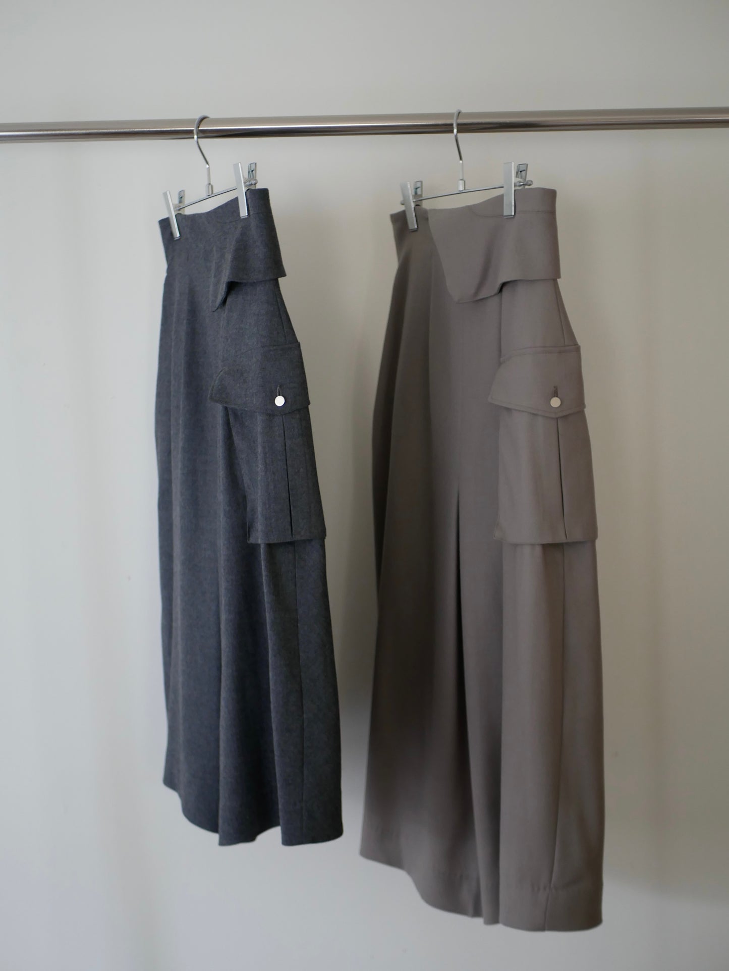 〔rich〕 Handkerchief rap skirt「立体とドレープの間で」