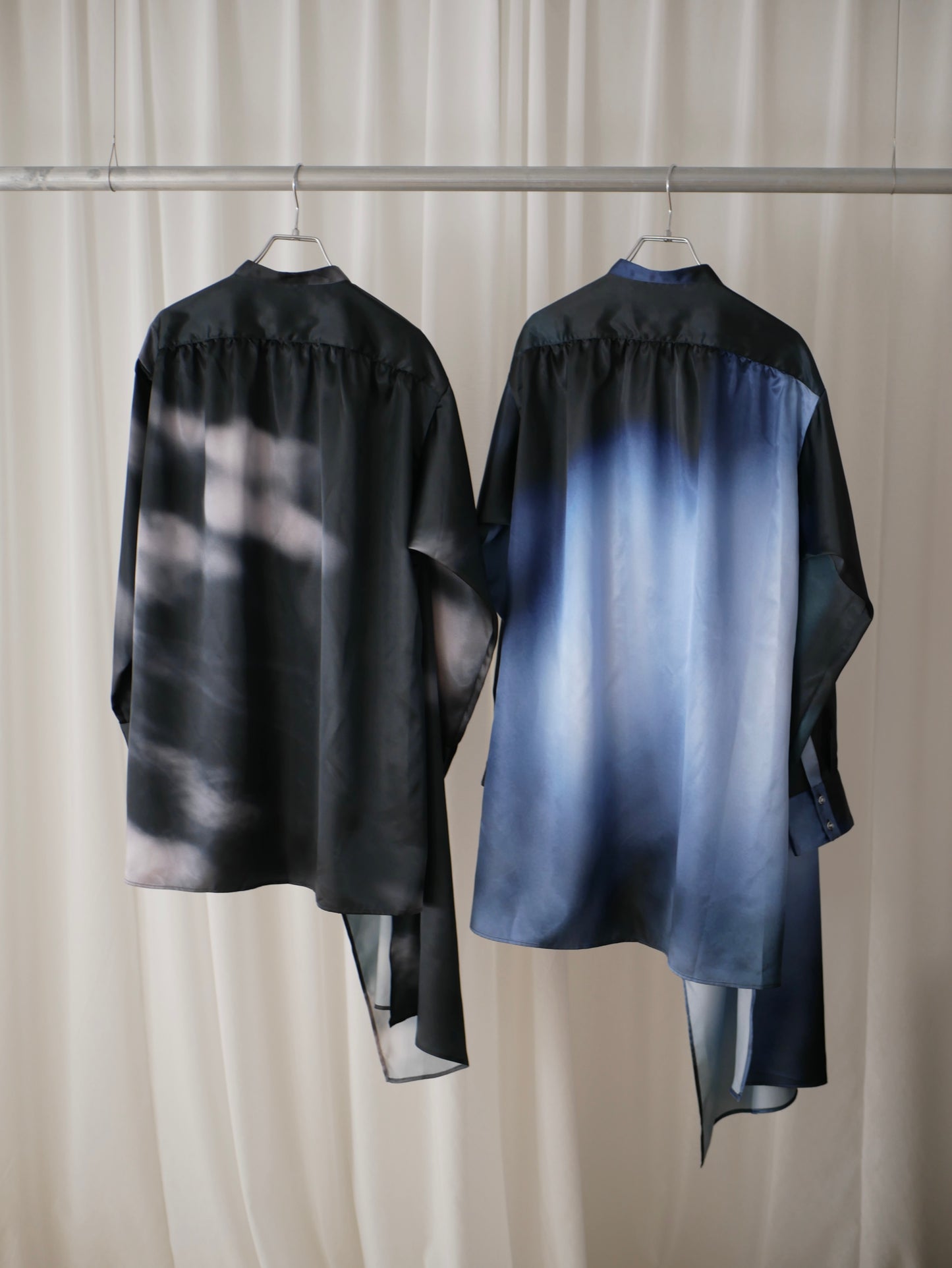 〔rich〕Coolness shirt one-piece「光をまとい、影と遊ぶ」