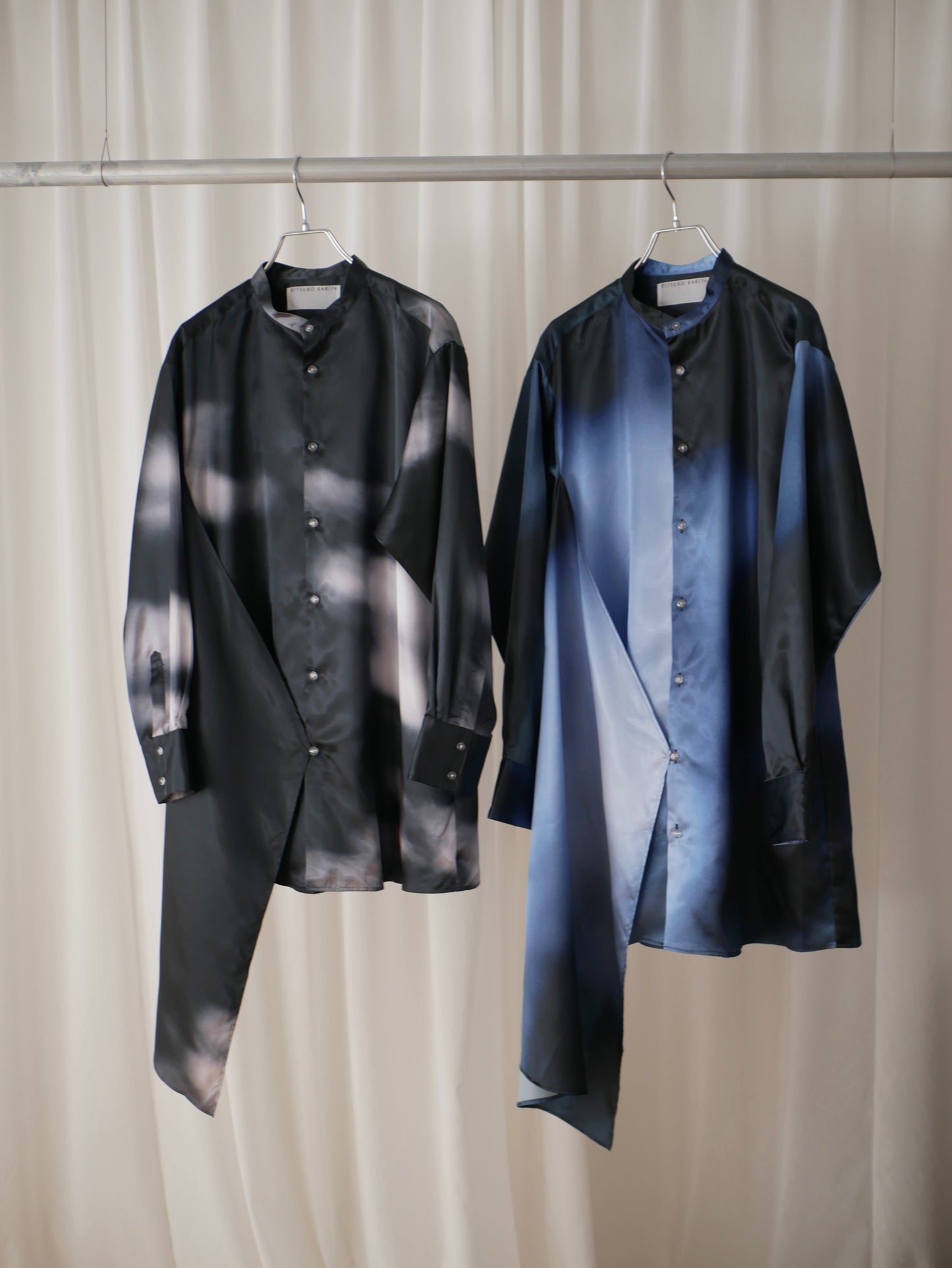 〔rich〕Coolness shirt one-piece「光をまとい、影と遊ぶ」
