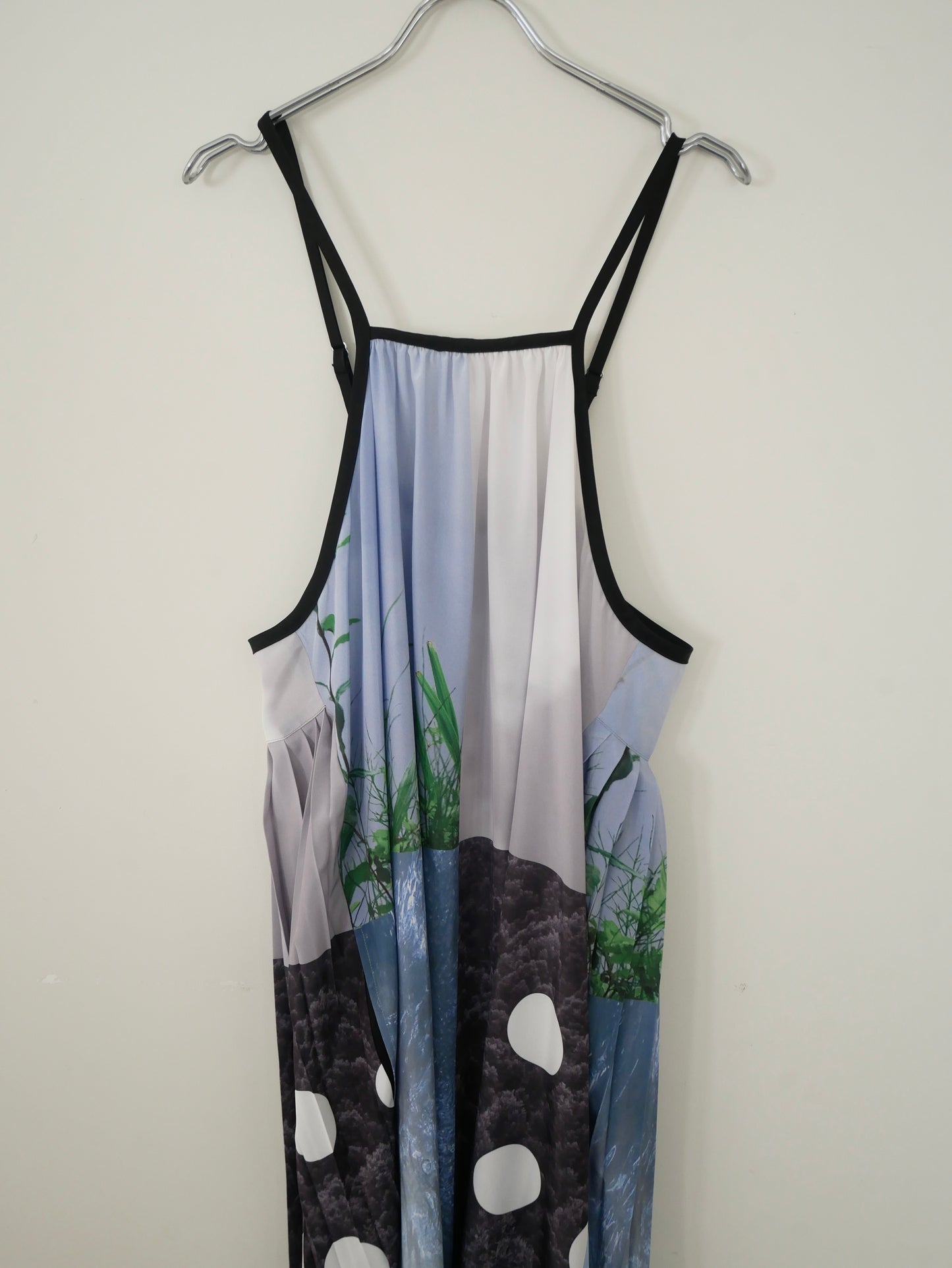 【Last one】〔rich〕Collage print one-piece「景色の断片をまとう」