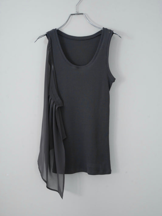 ◾️Front dress tank top〔plain〕