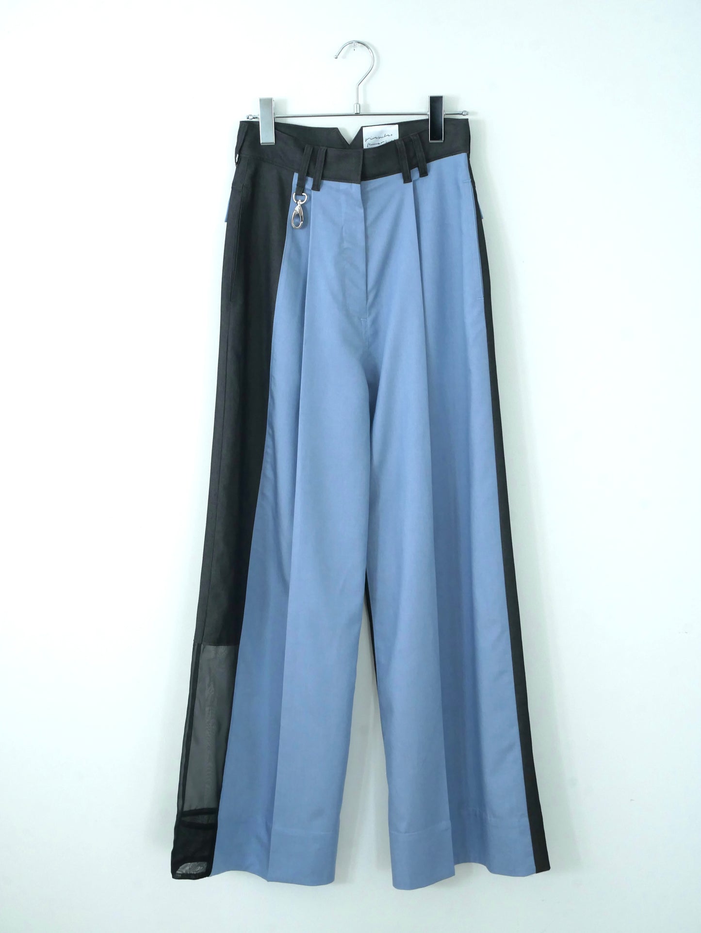 〔rich〕Collage denim slacks