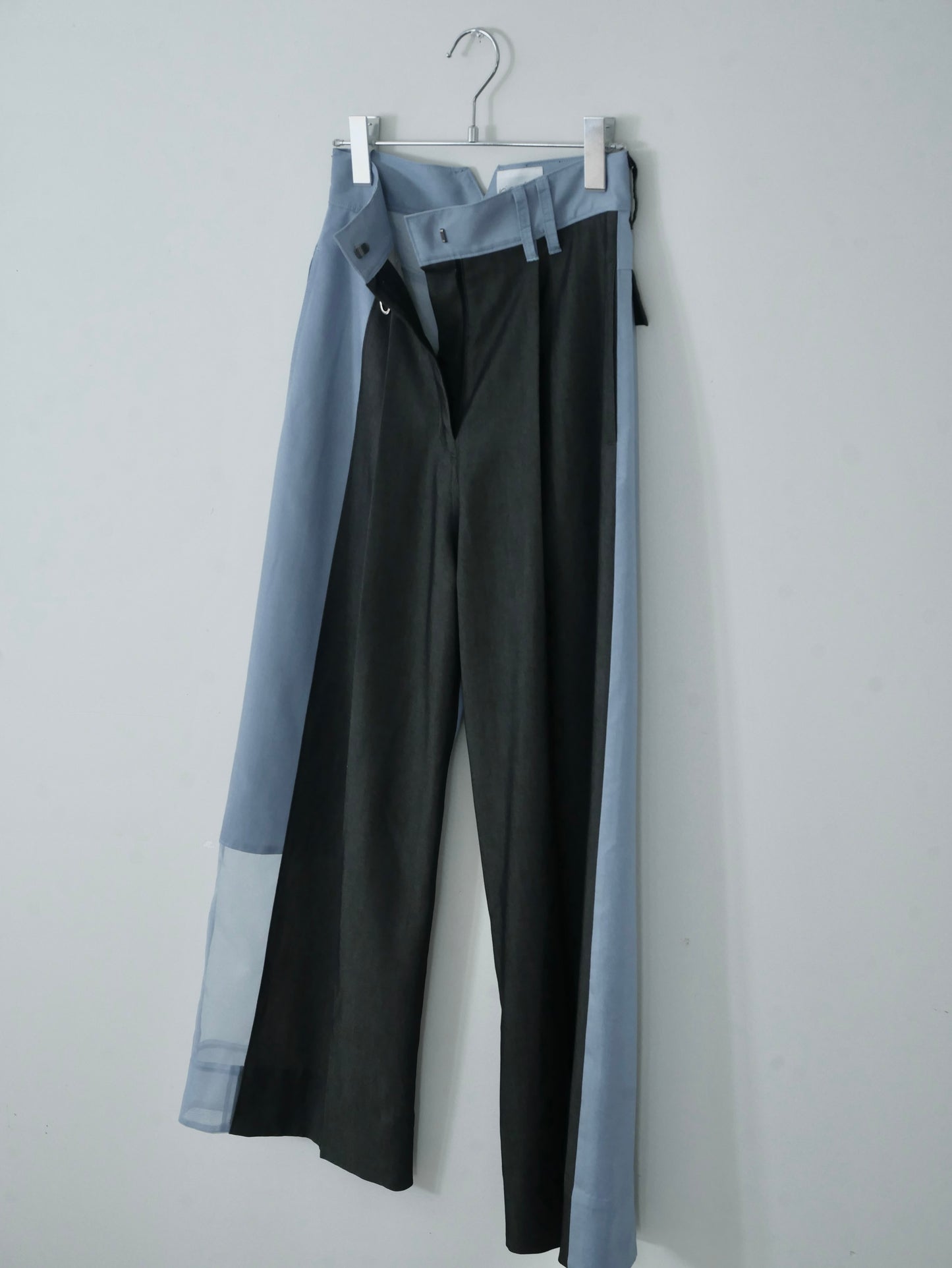 〔rich〕Collage denim slacks