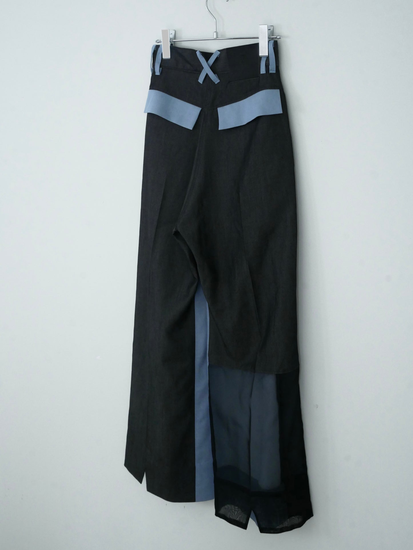 〔rich〕Collage denim slacks