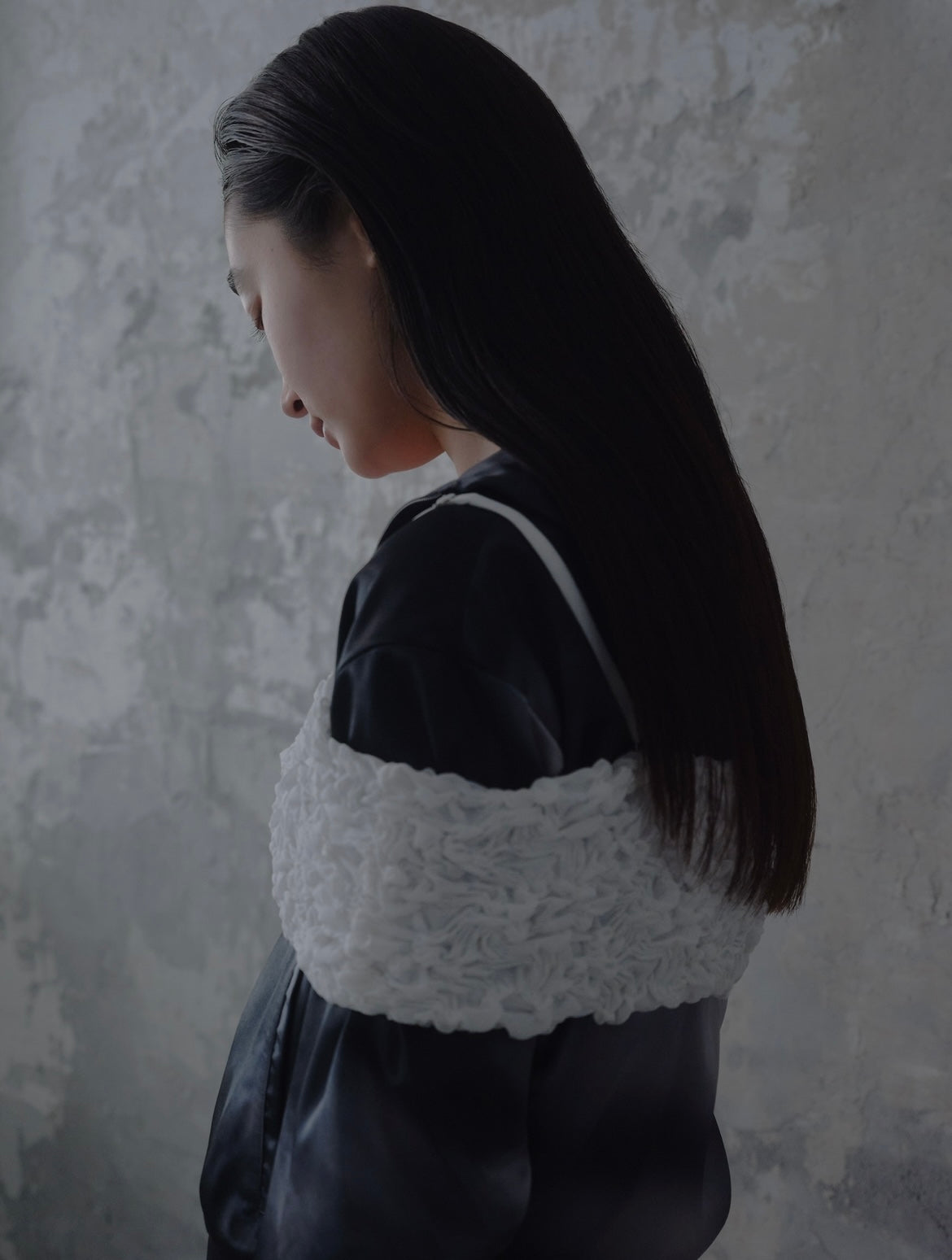 ◼︎Short print blouse〔rich〕