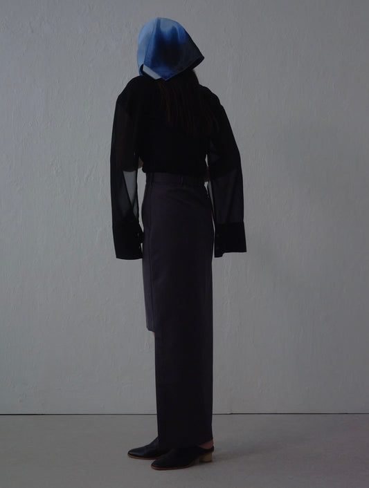 〔plain〕Dripping tight skirt (Wool)「素のままを品よく尖らせる」