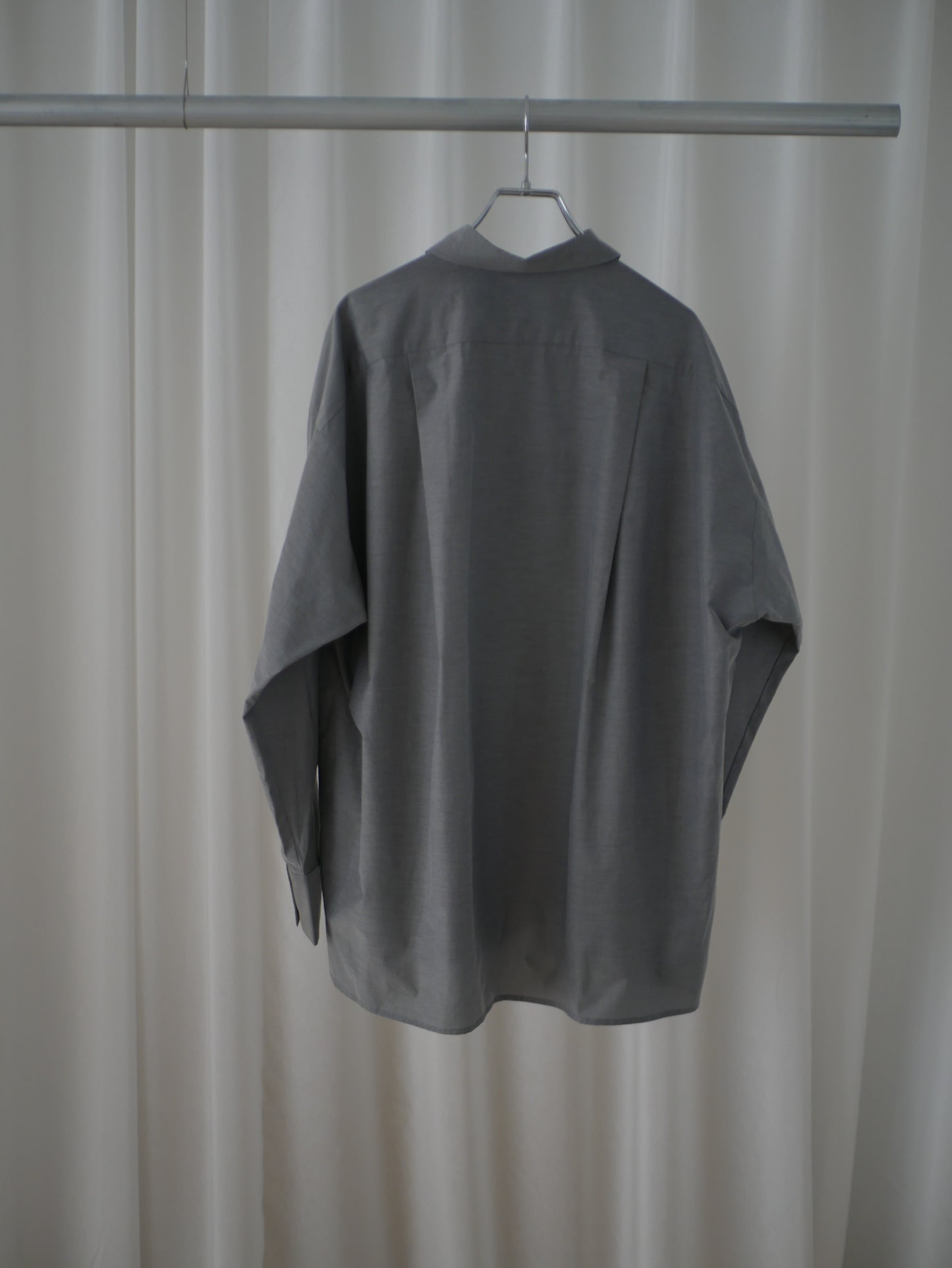 〔plain〕Drooping box shirts・unisex