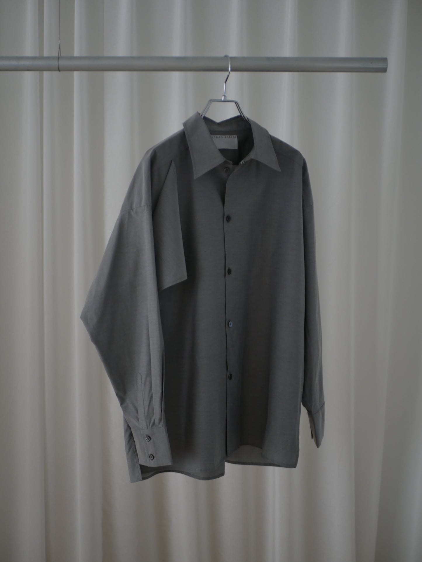 〔plain〕Drooping box shirts・unisex
