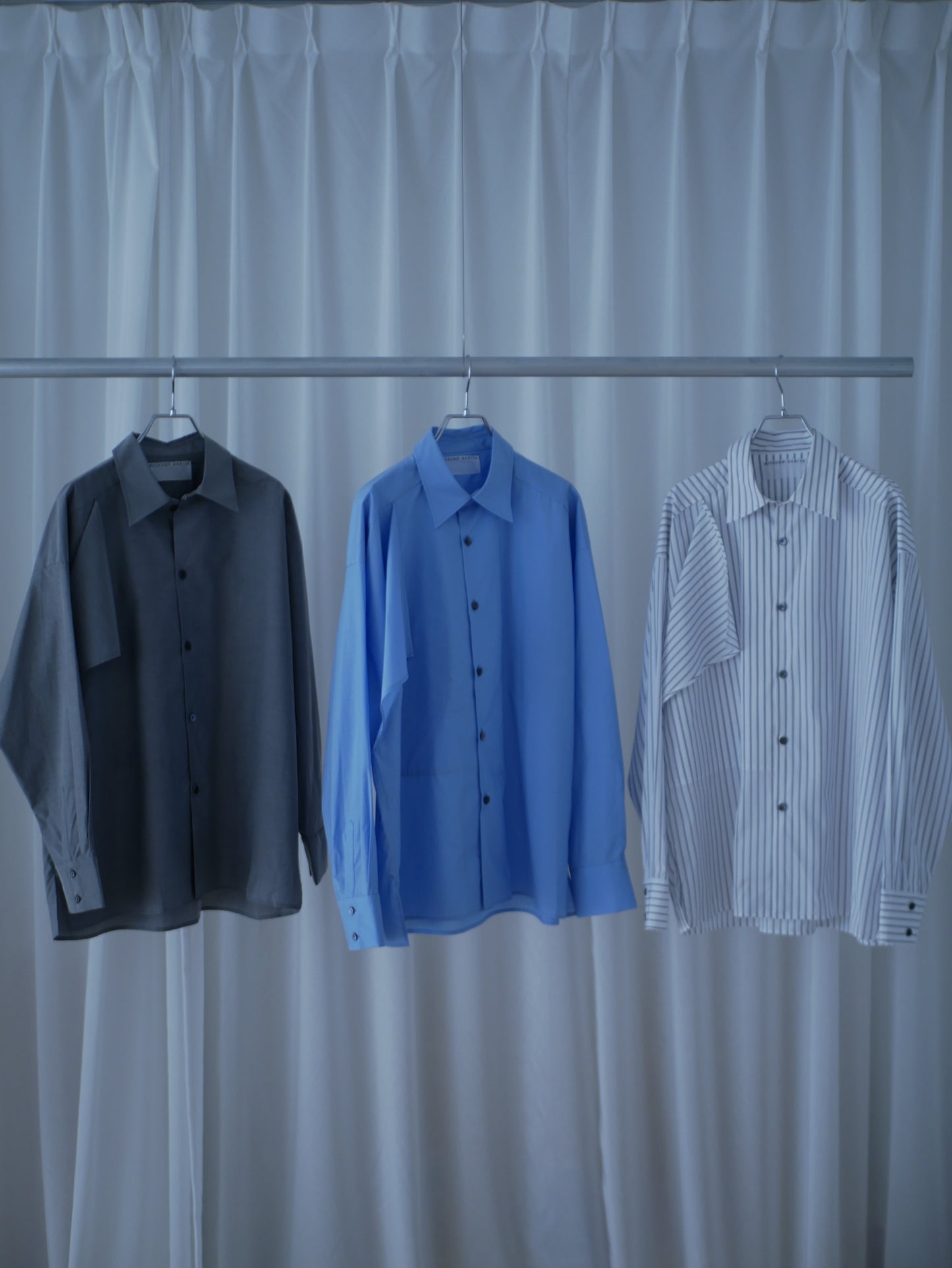 〔plain〕Drooping box shirts・unisex