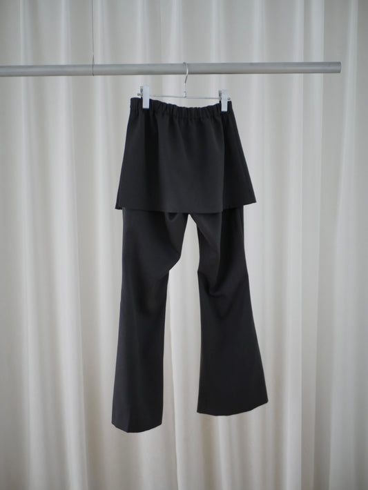 【Last one】〔plain〕Plain lap pants「スタイルアップパンツ」