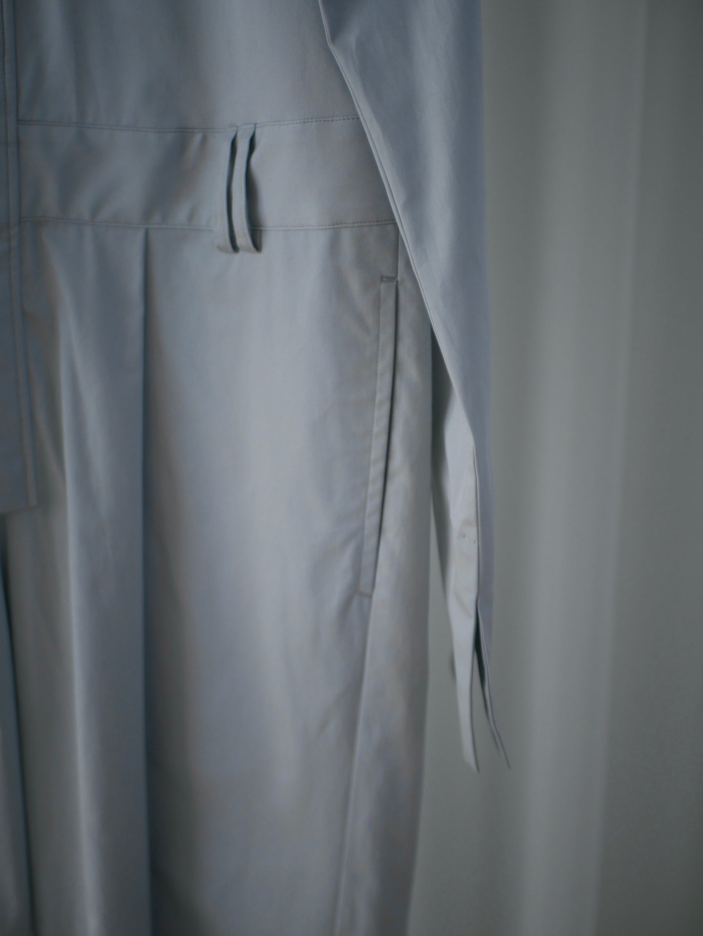 〔plain〕Plain V neck jump suits