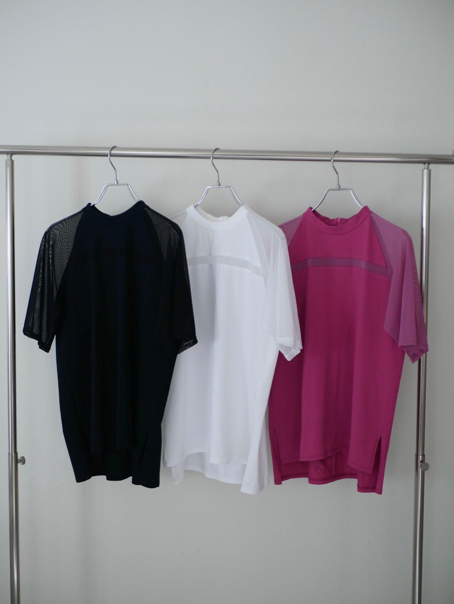 〔plain〕See-through T blouse「Tシャツとブラウスの間」