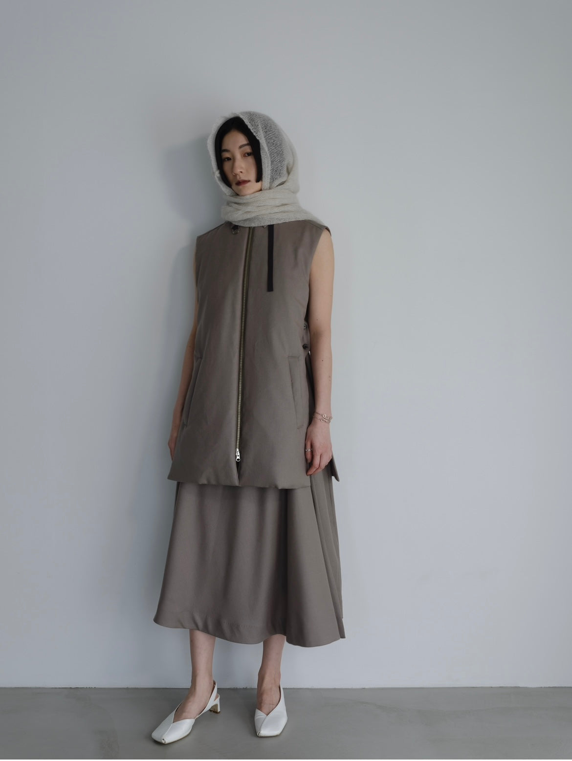〔rich〕 Handkerchief rap skirt&cape