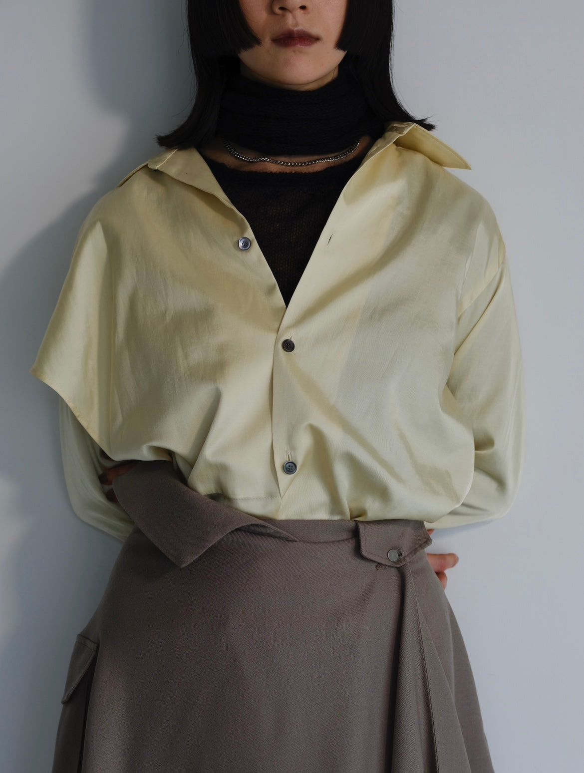 〔rich〕 Handkerchief rap skirt&cape