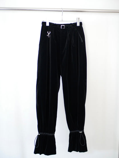 [Last one] [rich] Silver hook &amp; shirring pants "A quiet statement at your feet"