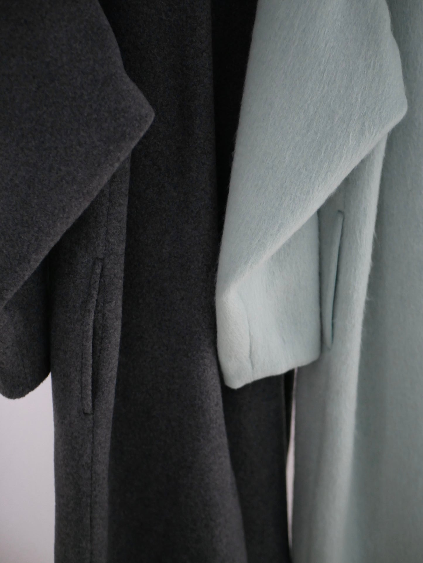 〔plain〕Plain cocoon coat