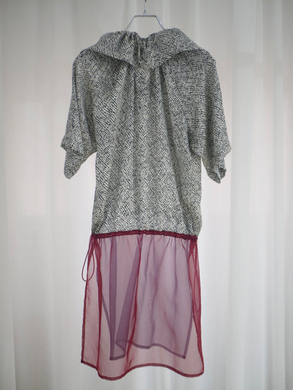 ▪️Dot gather see-through tops〔rich〕