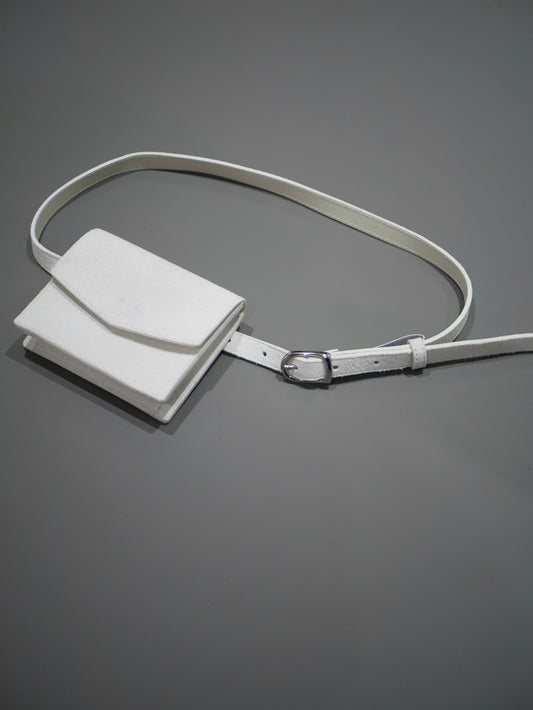 〔rich〕Two-way leather pouch belt