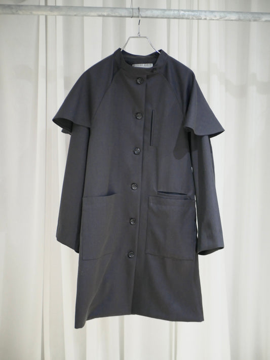 [Last one] [rich] Boyish flare coat, original wool "A refined, quiet flare"