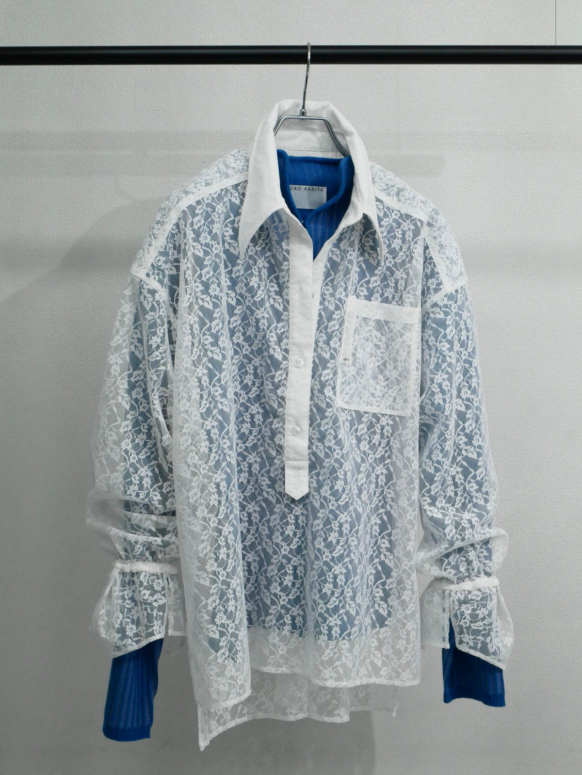 〔plain〕Skipper tabacco shirts〔Lace〕