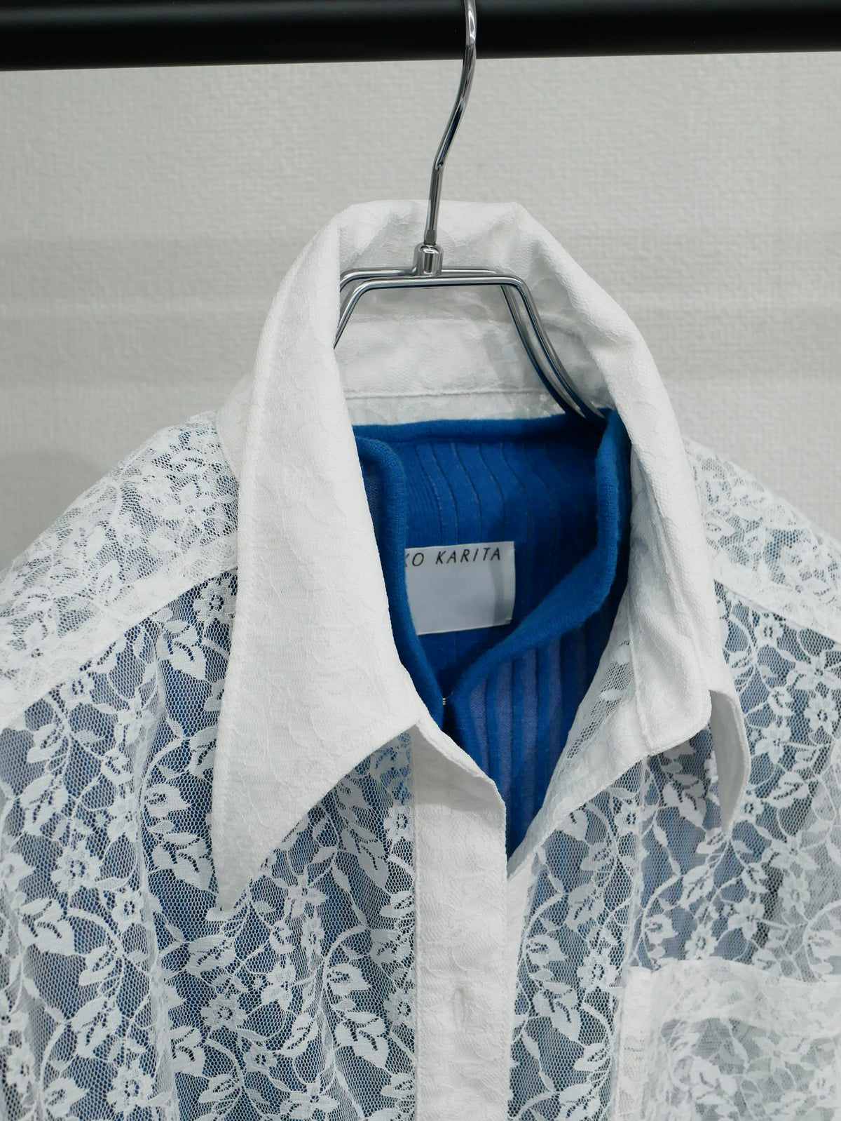 〔plain〕Skipper tabacco shirts〔Lace〕