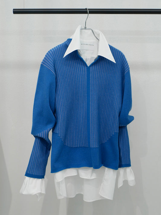 4.〔内金50％支払い〕 Shape knit pullover〔rich〕【受注生産】