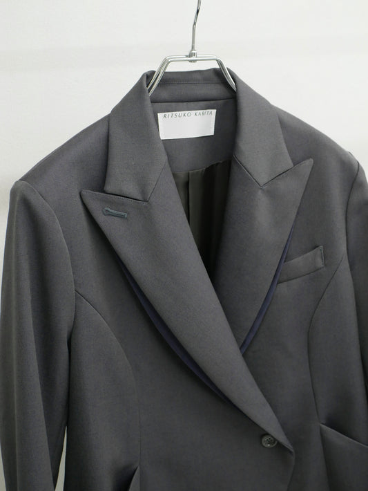 1.〔内金50％支払い〕Tomboy lapel jacket〔plain〕【受注生産】