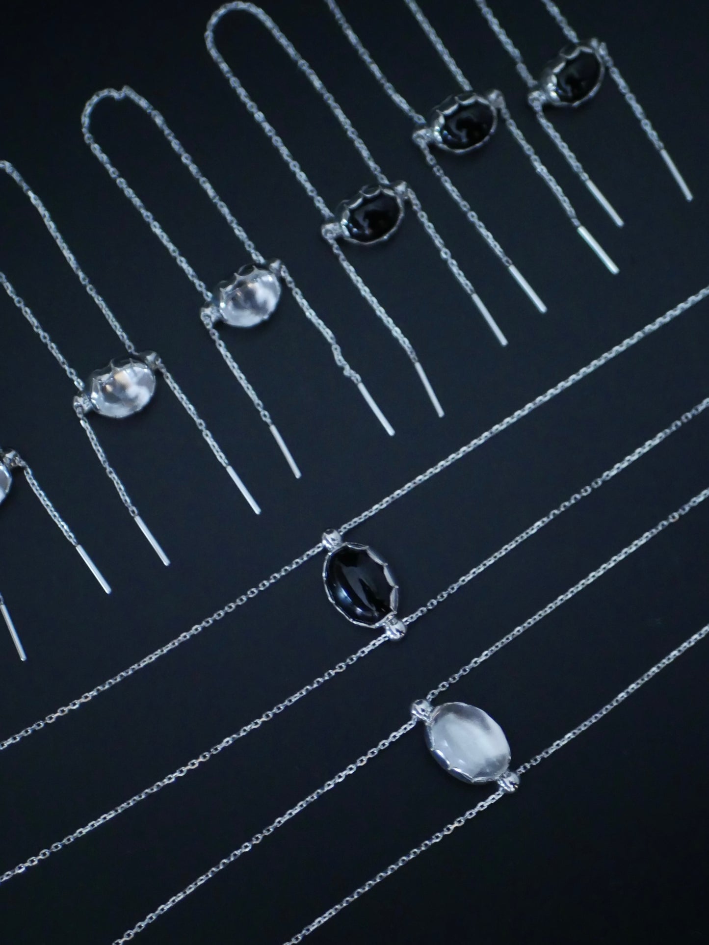 [Orders accepted until June 30th] [Small article] Alazan piercing (1 piece) [Made to order] "Quietly floating silver grains"